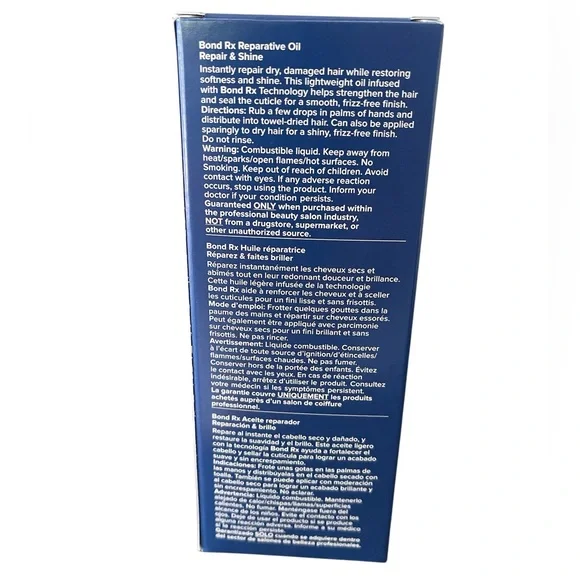 PAUL MITCHELL BOND RX REPARATIVE OIL restore shine, reduce signs of damage - Picture 7 of 8